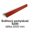 Zachytávač sněhový červená SZ 80 Polyestersat 25 (PE25) – 2 m