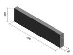 Obrubník parkový DITON přírodní – 1000 × 250 × 80 mm