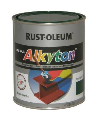 Barva ALKYTON lesklá hladká zelená mechová RAL 6005 – 0,75 l