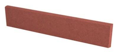 Obrubník zahradní DITON s rovnou hranou červený – 1000 × 200 × 50 mm